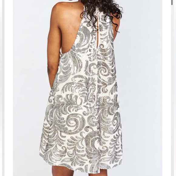 NWT Show Me Your Mumu Gomez Mini Dress ~ in Crystal Crown Blush - Picture 3 of 16